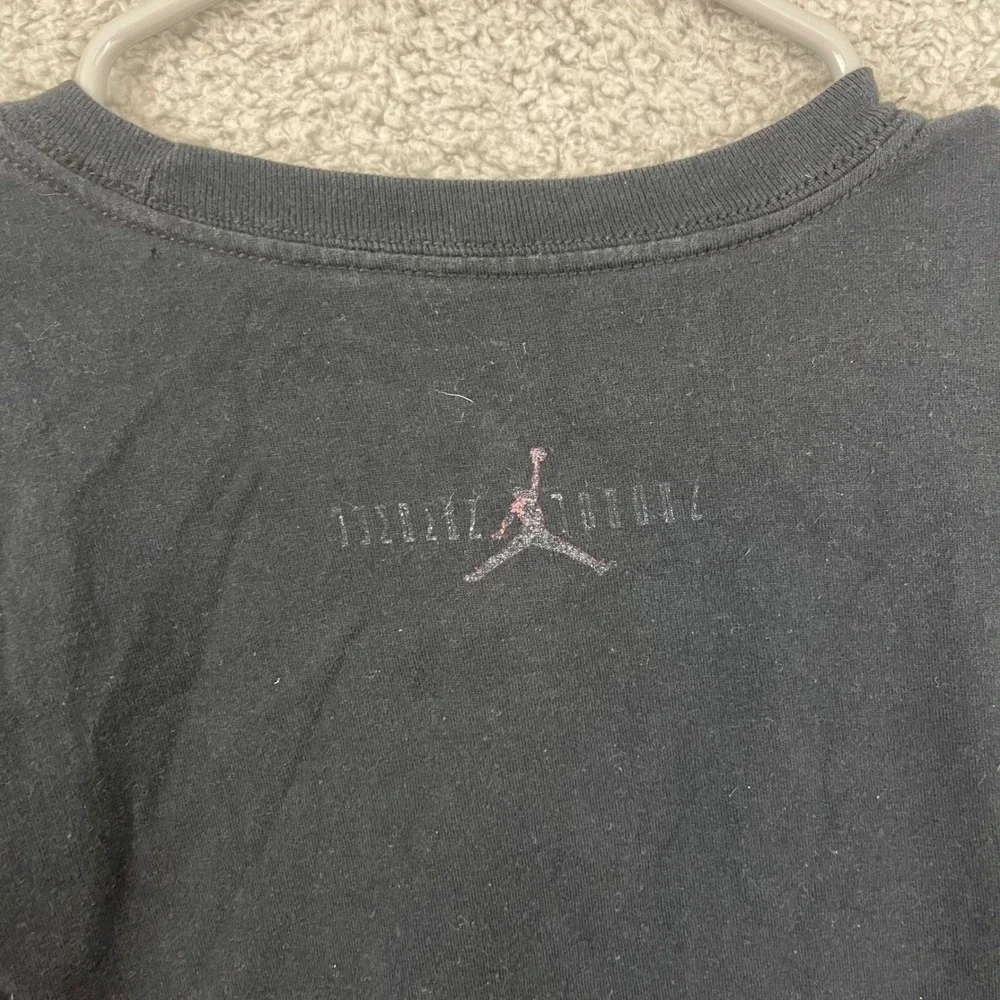 Vtg Jordan T Shirt Mens Large Black Air Jordan XI OG 1995 Bred Graphic Tee Shirt